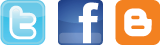 Icones twitter-facebook-blogger